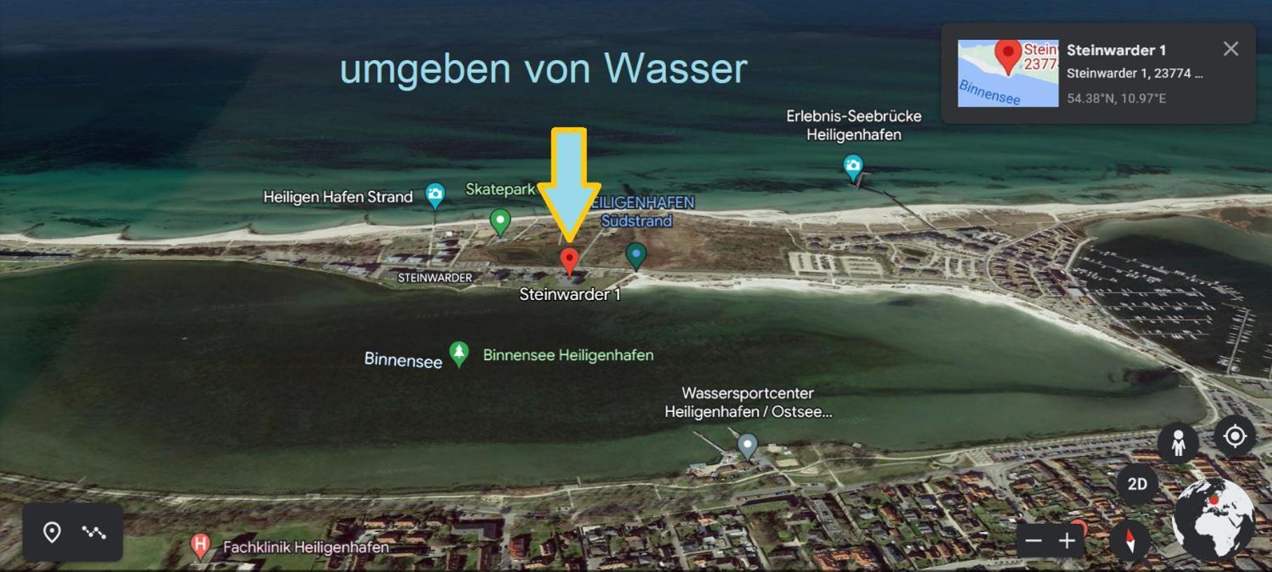 Wasserblick, In 3 Min Am Strand Heiligenhafen Buitenkant foto